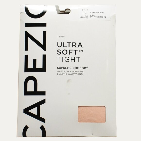 Lot of 3 Capezio Transition Tight 1816C Ballet Pink Girl's Size 8-12 - Picture 3 of 4